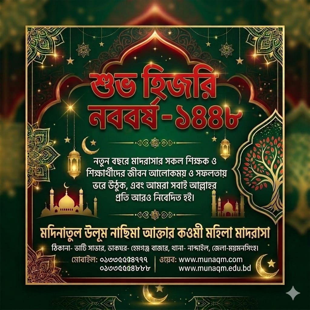 হিজরি নববর্ষ-১৪৪৮ -শিক্ষা আমাদের মনে করিয়ে দেয়